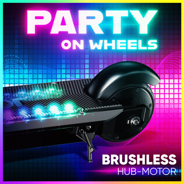 Sonic Glow Electric Scooter